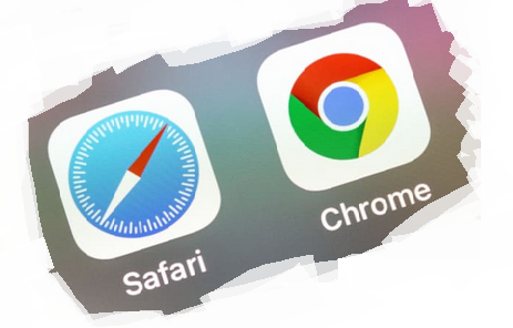 Navigateur Safari et Chrome Smartphone - Kiatoo