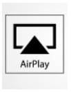 logo airplay apple pour connecter son pc à la tv - kiatoo