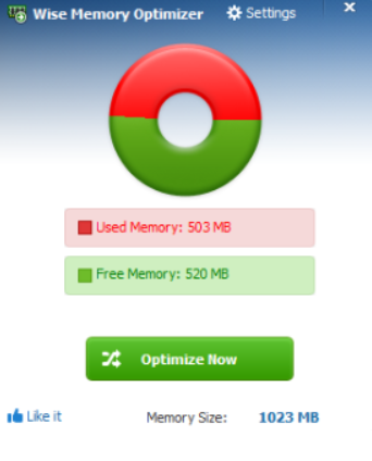 utiliser logiciel spécial memoire vive pour vider ram windows wise memory optimizer - kiatoo