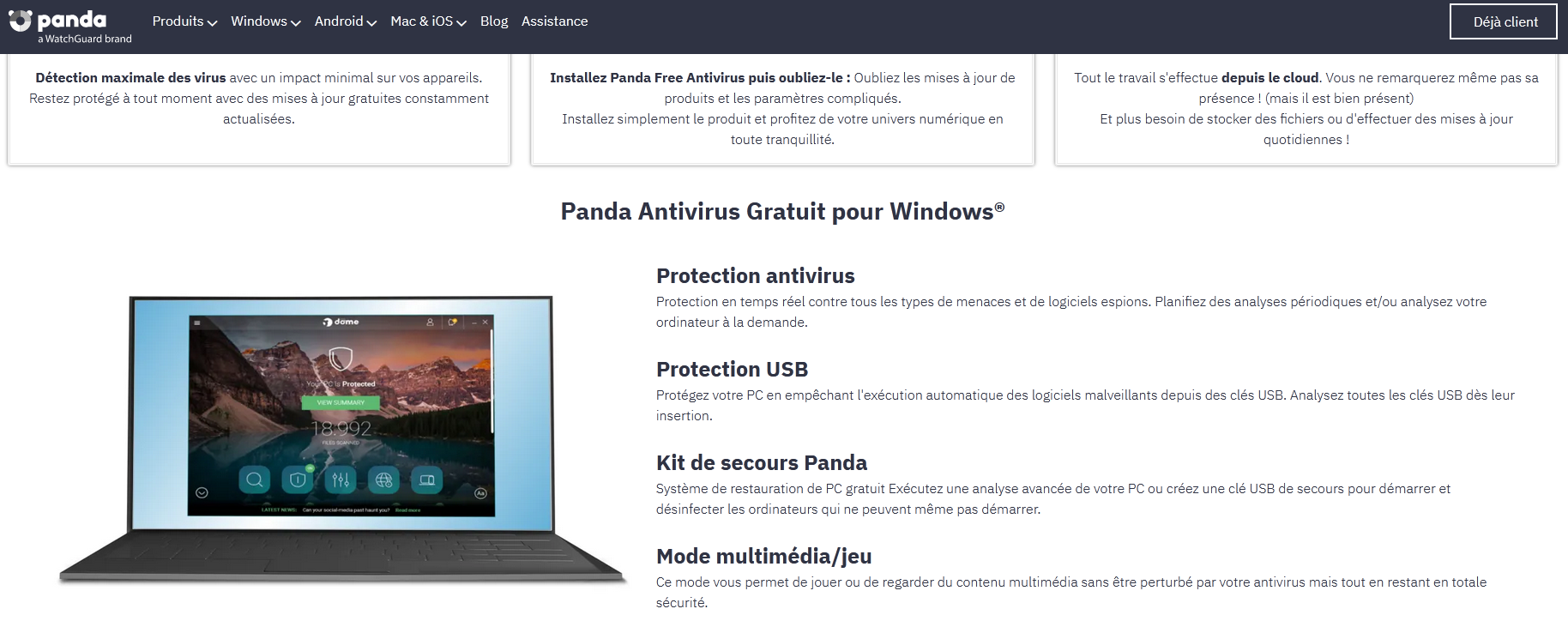 panda antivirus completement gratuit pc windows - kiatoo