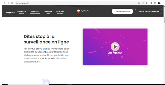 navigateur brave intègre bloqueur de pub -kiatoo