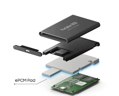 composants d'un vrai SSD externe ouvert - kiatoo