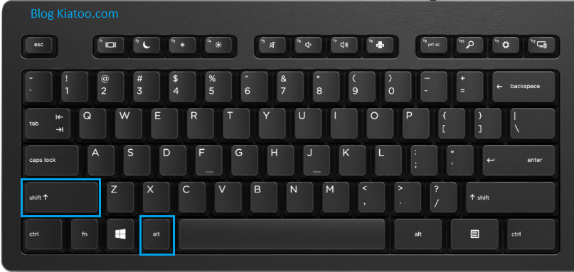 raccourcis clavier windows 10 touches ALT+SHIFT pour basculer de qwerty en azerty - kiatoo