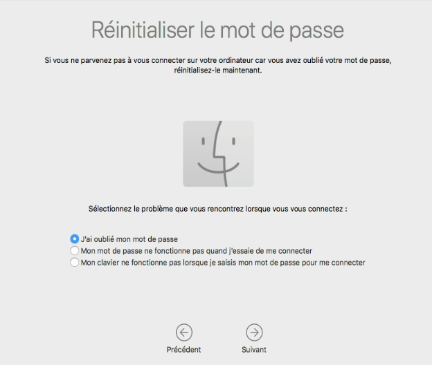 retrouver son mot de passe macos oublié avec file Vault - kiatoo