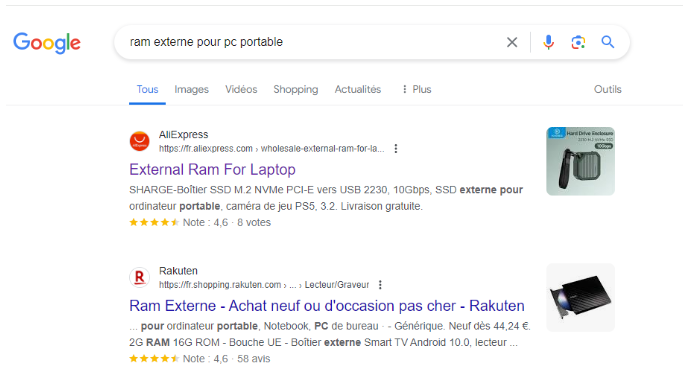 la ram externe pour pc n'existe pas - kiatoo