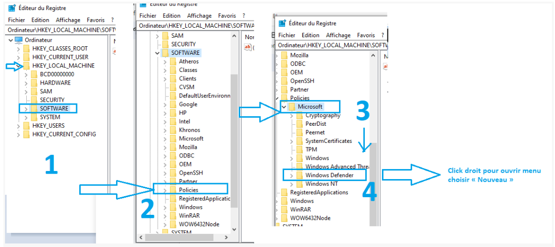 créer une clé dans le registre windows pour détecter automatiquement virus sur stockage externe - kiatoo