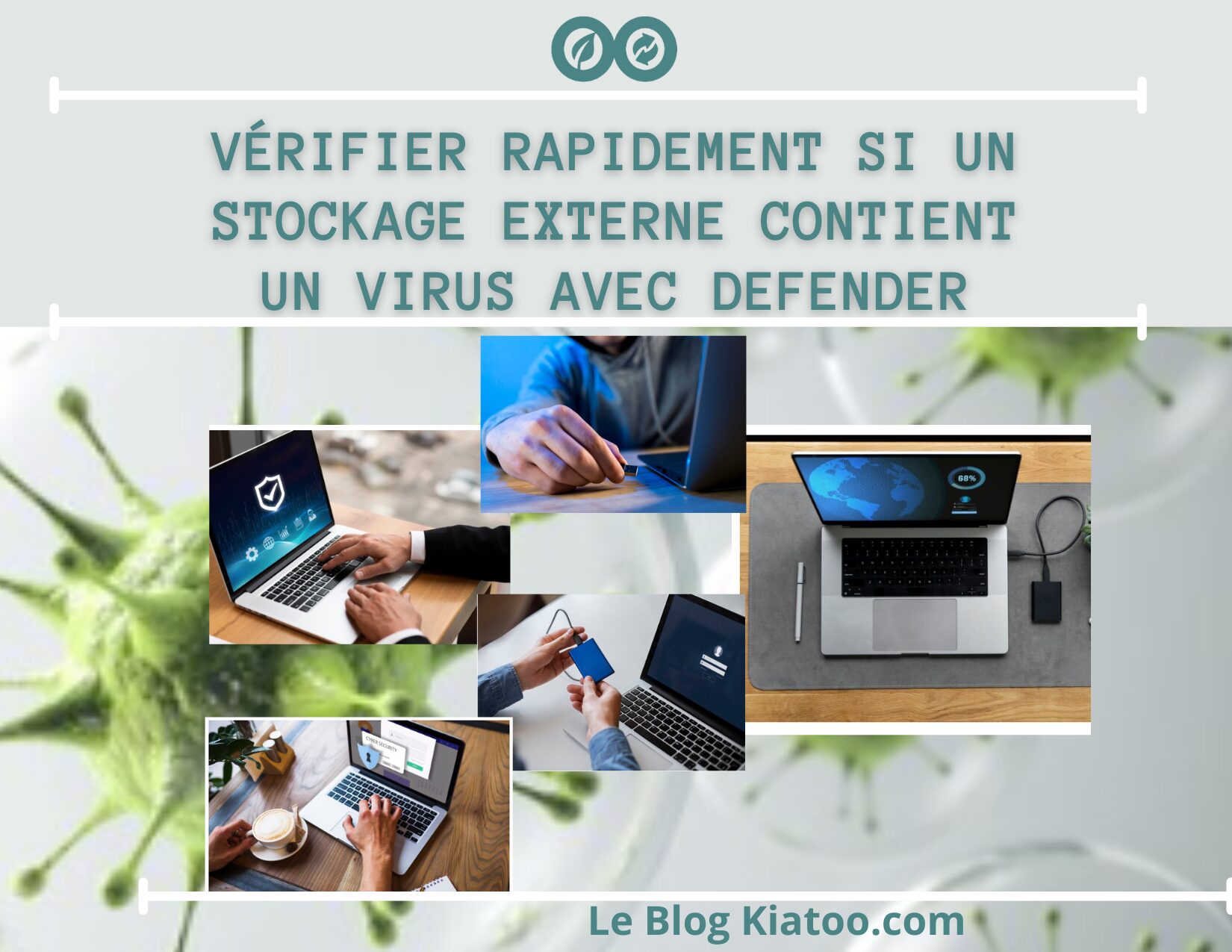 Vérifier si virus dans clé USB ou disque dur SSD externe