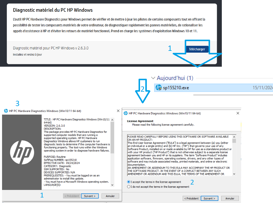 dépannage clavier via application du constructeur - kiatoo