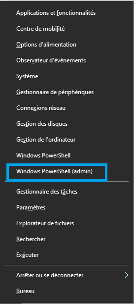 windows x pour utiliser power shell ou invité de commande - kiatoo