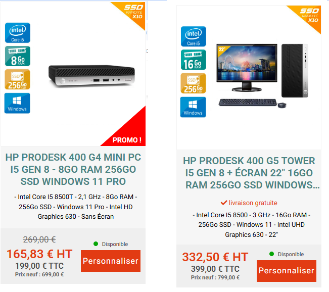 PC fixe reconditionné compatible windows 11 - kiatoo