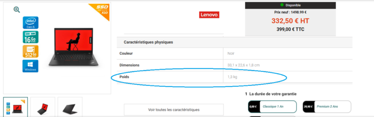 Quel poids PC choisir selon mon usage ? Guide complet