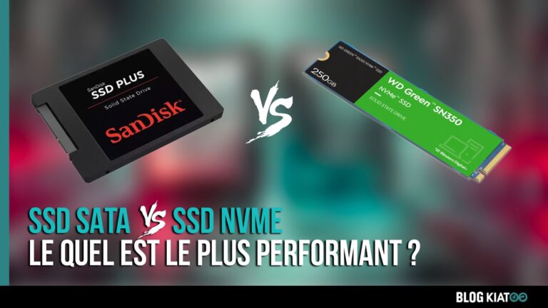 ssd sata et nvme les différences de performances - kiatoo