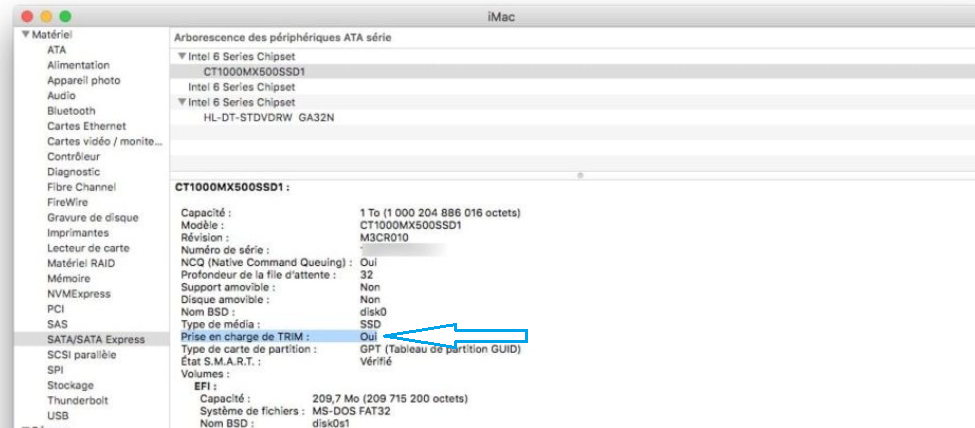 activer trim sous mac optimiser PC - kiatoo