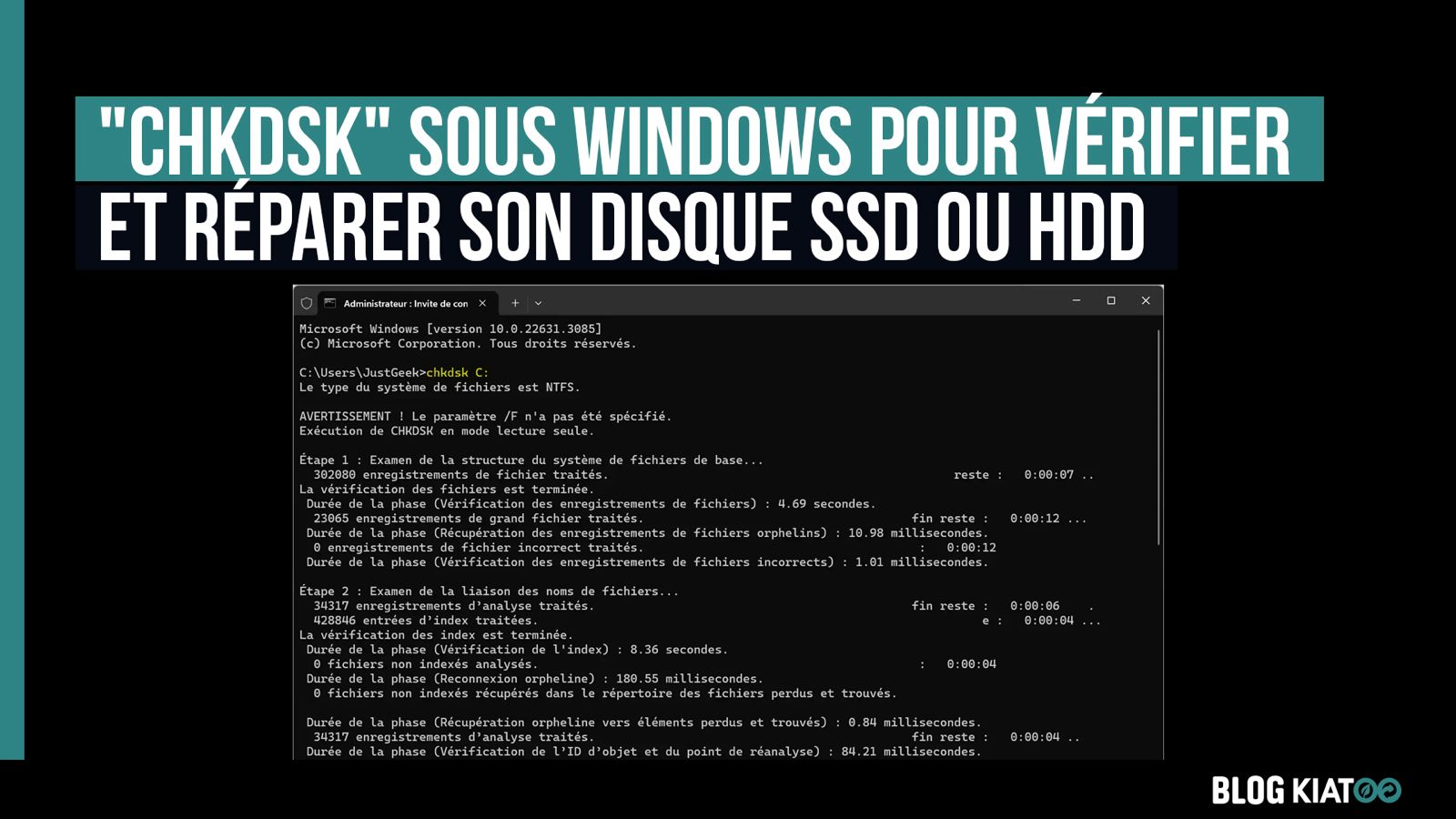 chkdsk windows - kiatoo