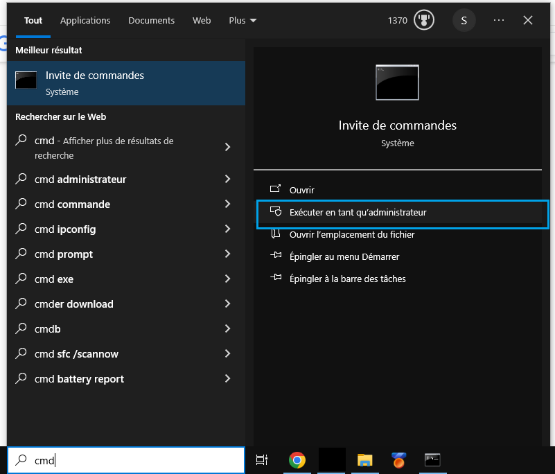 invité de commande windows - kiatoo