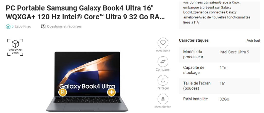 samsung ultra book est un pc ia très puissant - kiatoo