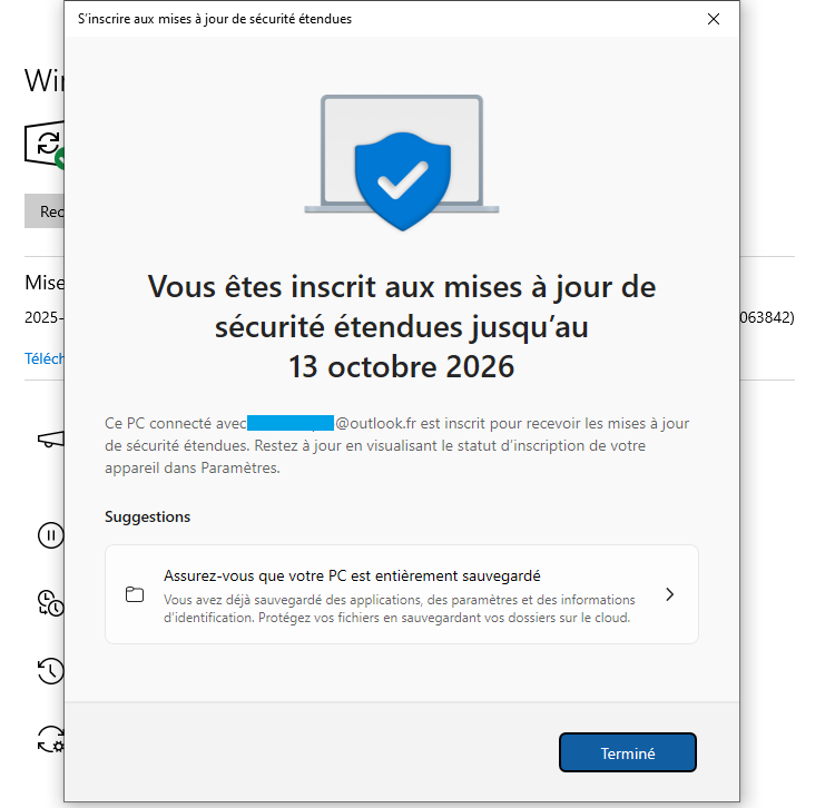 inscription au programme effectuée avec succès - kiatoo