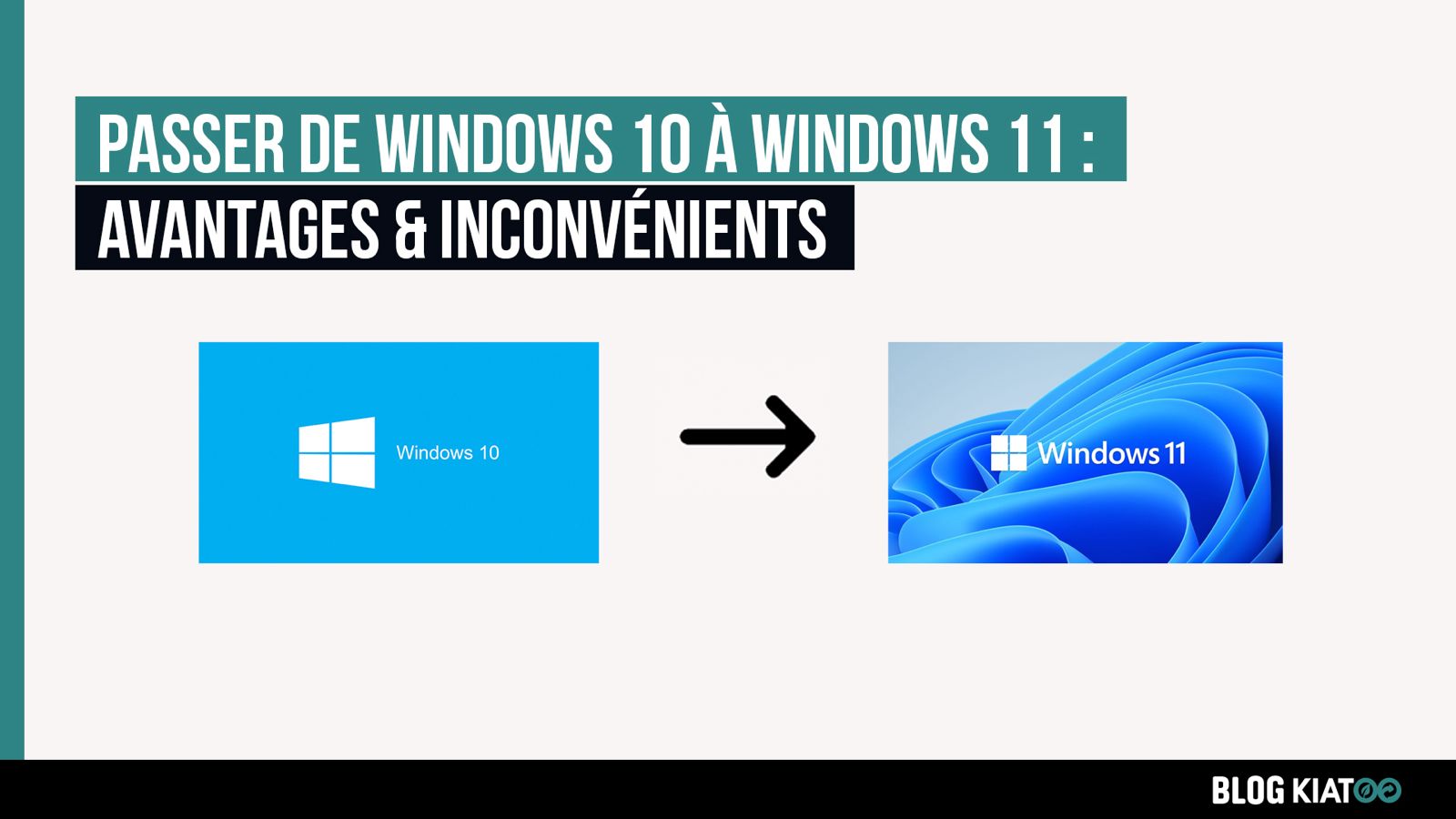 passer de windows 10 à windows 11 - kiatoo
