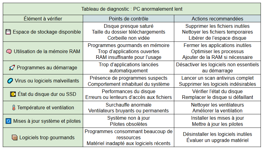pc qui lâche devient anormalement lent - kiatoo