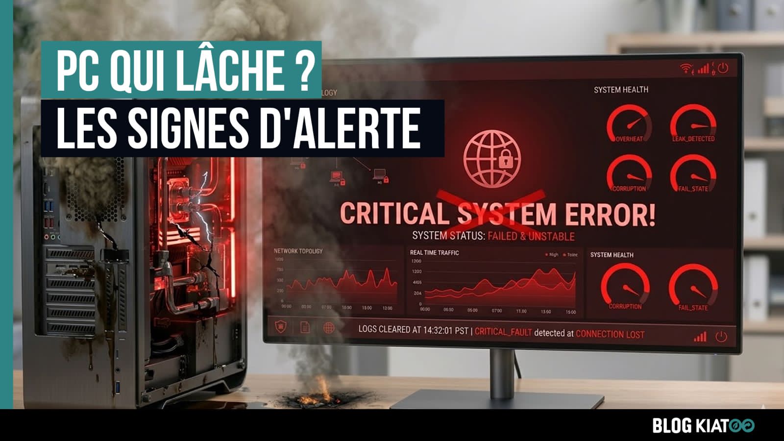 PC qui lâche les signes d'alertes - kiatoo