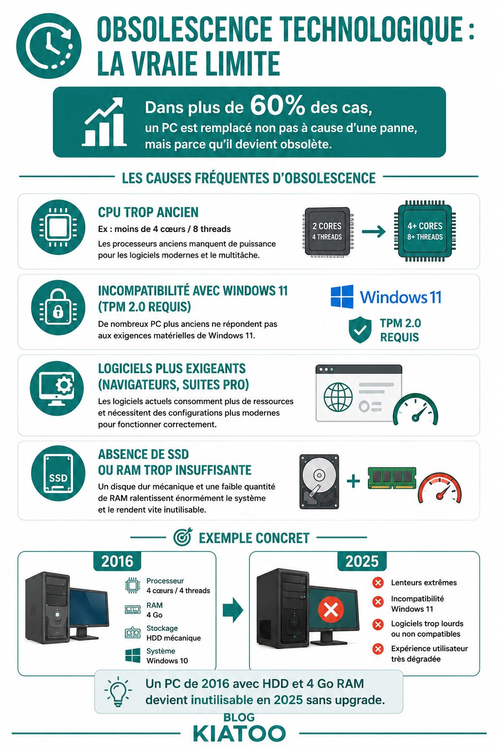 obsolescence pc fixe - kiatoo