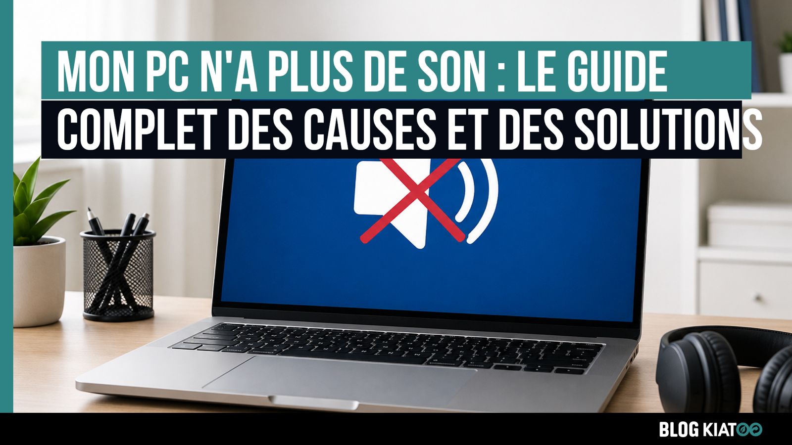 pc sans son les soltutions et causes - kiatoo